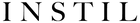 Instil black letter logo