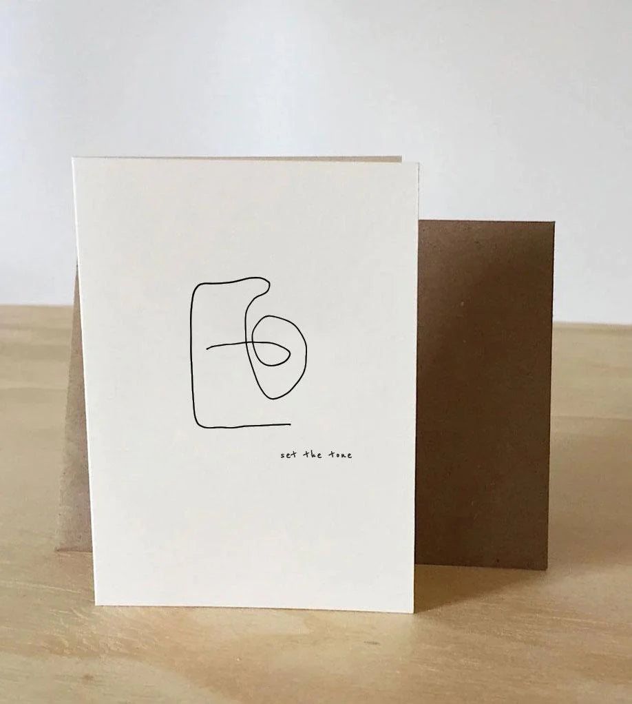 Set The Tone | Tiny Card